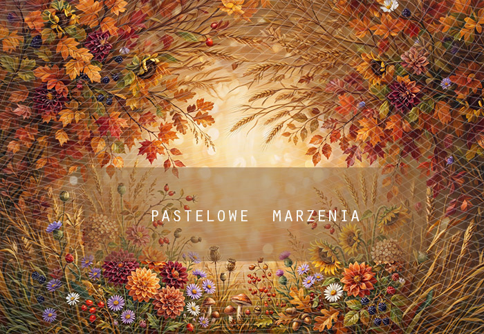 Fabric photographic background from the Autumn category, Frame 290x200 cm