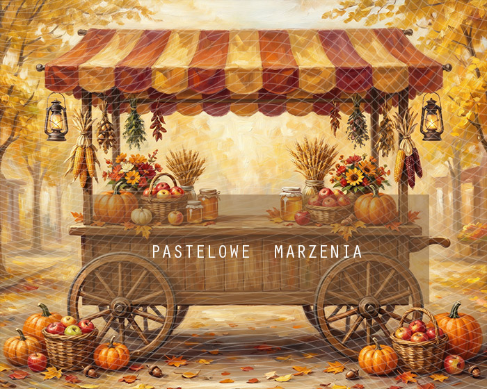 Fabric photographic background from the Autumn category, Frame 250x200 cm