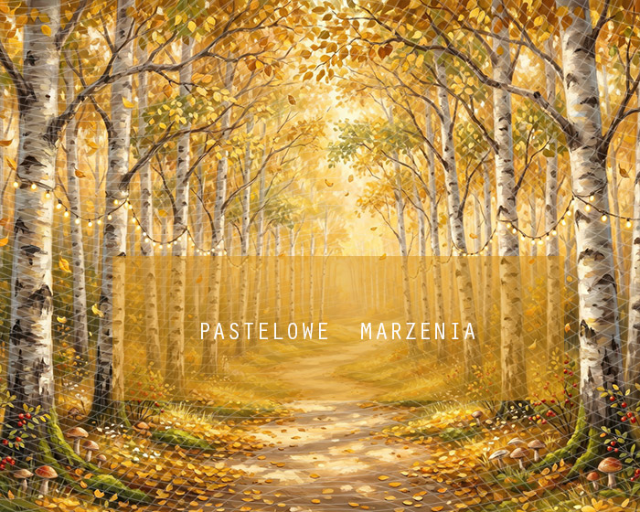 Fabric photographic background from the Autumn category, Frame 250x200 cm