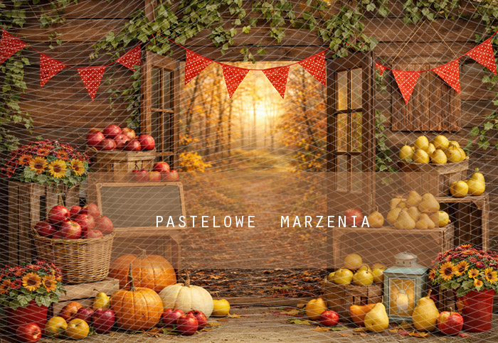 Fabric photographic background from the Autumn category, Frame 290x200 cm