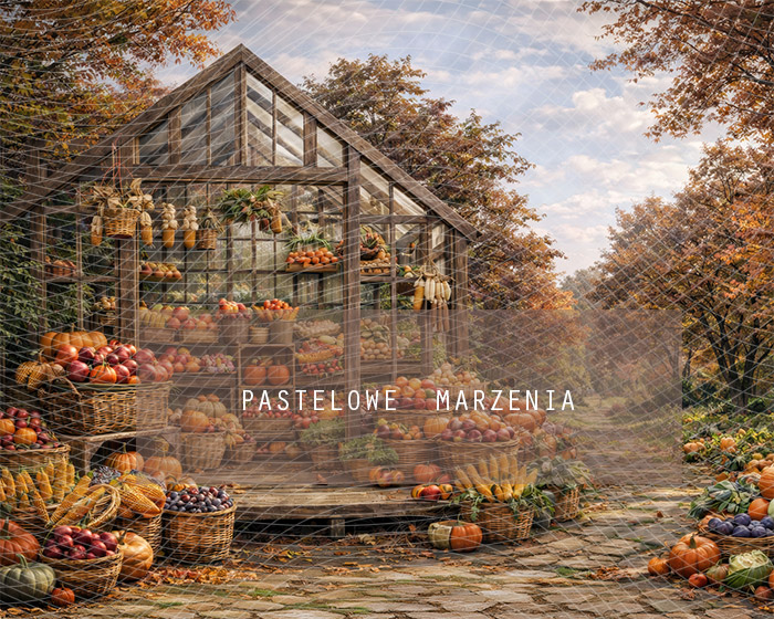 Fabric photographic background from the Autumn category, Frame 250x200 cm