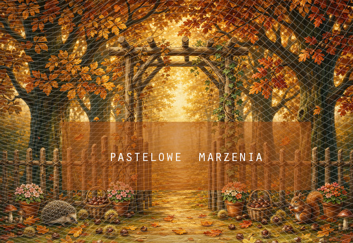 Fabric photographic background from the Autumn category, Frame 290x200 cm