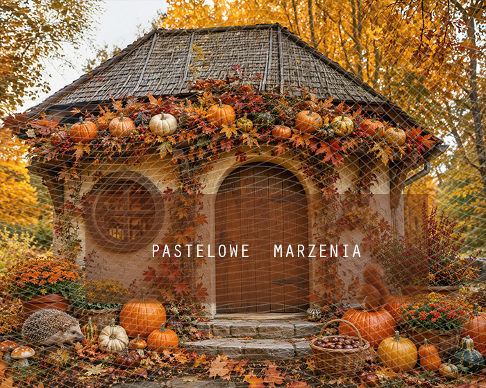 Fabric photographic background from the Autumn category, Frame 250x200 cm