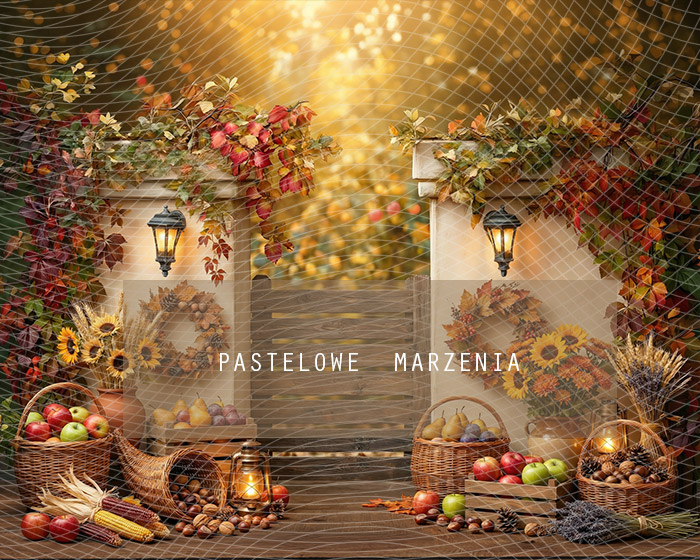 Fabric photographic background from the Autumn category, Frame 250x200 cm