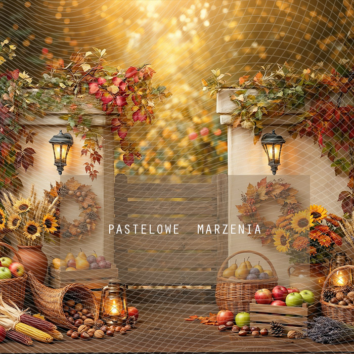 Fabric photographic background from the Autumn category, Frame 250x250 cm