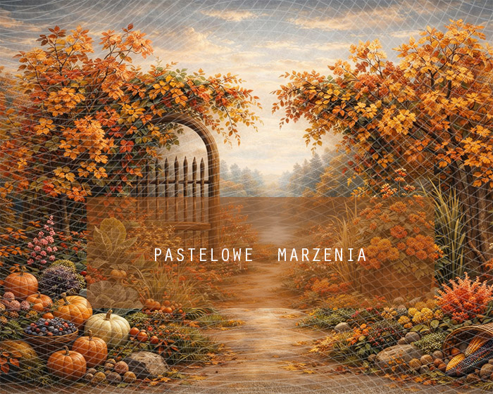Fabric photographic background from the Autumn category, Frame 250x200 cm