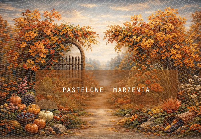 Fabric photographic background from the Autumn category, Frame 290x200 cm