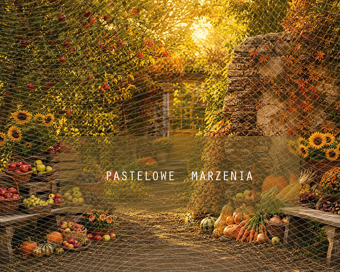 Fabric photographic background from the Autumn category, Frame 250x200 cm