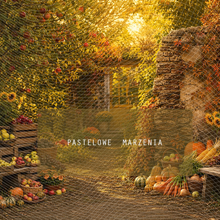 Fabric photographic background from the Autumn category, Frame 250x250 cm