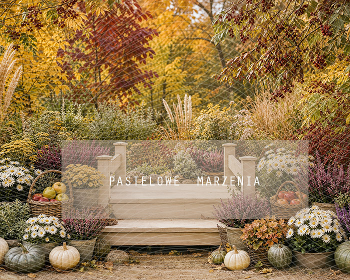 Fabric photographic background from the Autumn category, Frame 250x200 cm