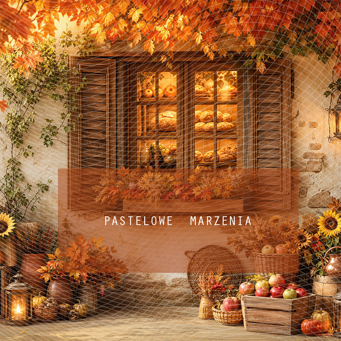 Fabric photographic background from the Autumn category, Frame 250x250 cm