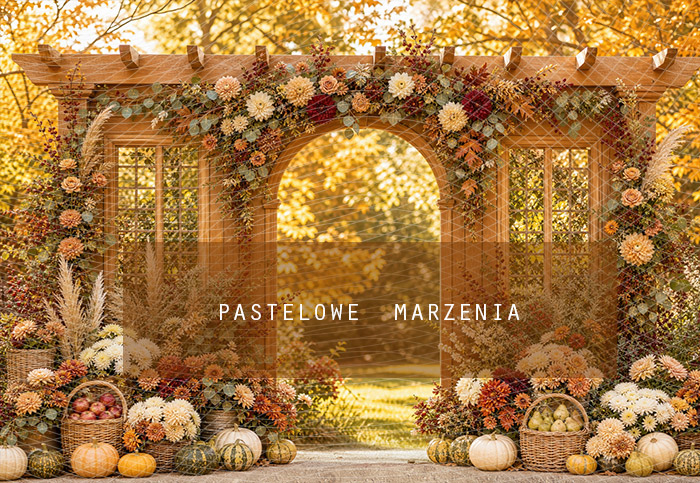 Fabric photographic background from the Autumn category, Frame 290x200 cm