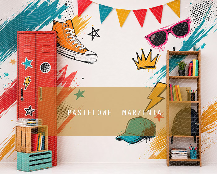 Fabric photographic background from the School category, Frame 250x200 cm