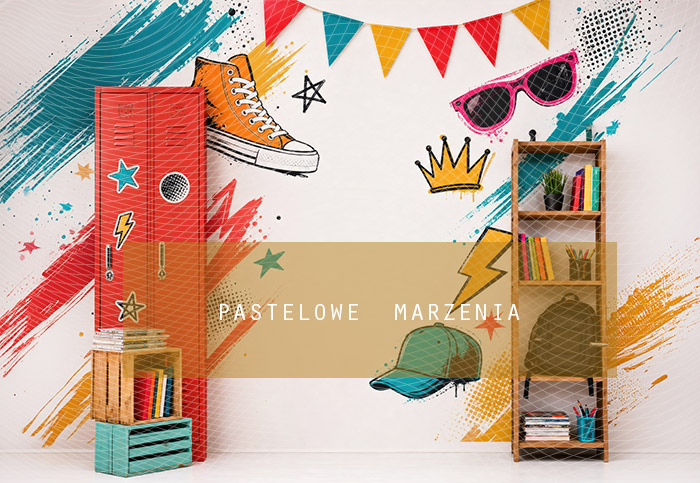 Fabric photographic background from the School category, Frame 290x200 cm
