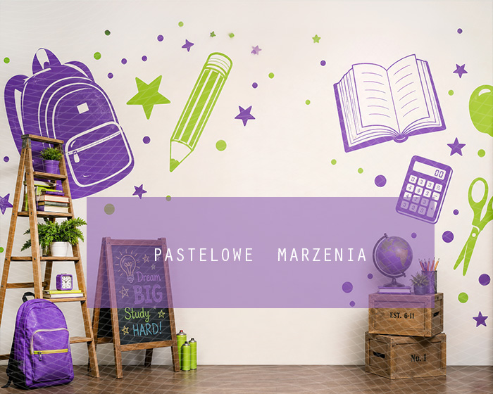 Fabric photographic background from the School category, Frame 250x200 cm