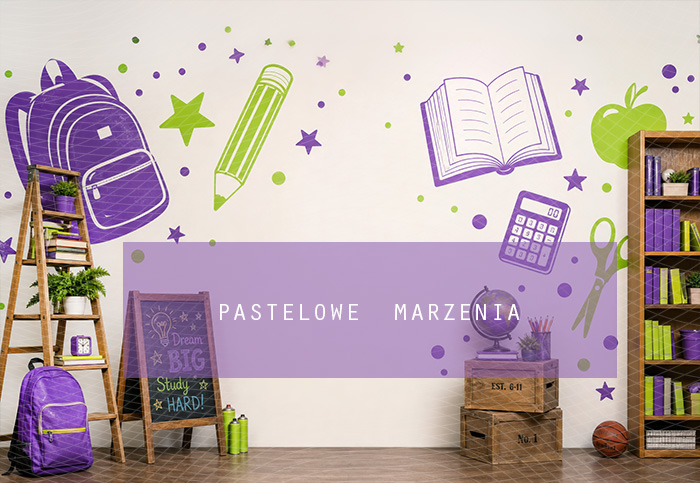 Fabric photographic background from the School category, Frame 290x200 cm