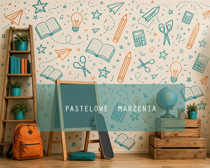 Fabric photographic background from the School category, Frame 250x200 cm