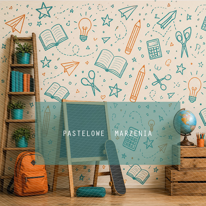 Fabric photographic background from the School category, Frame 250x250 cm