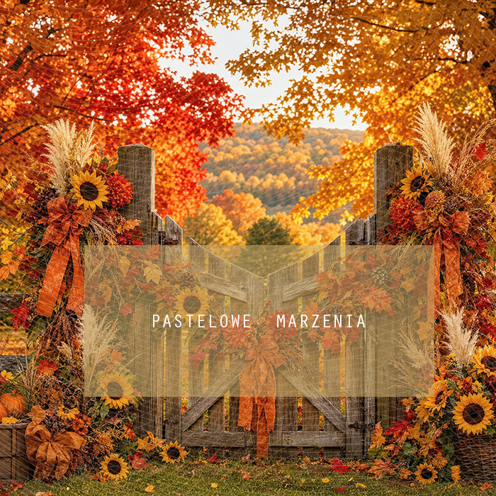 Fabric photographic background from the Autumn category, Frame 250x250 cm