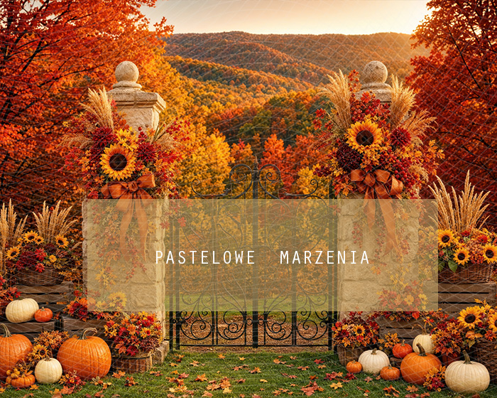 Fabric photographic background from the Autumn category, Frame 250x200 cm