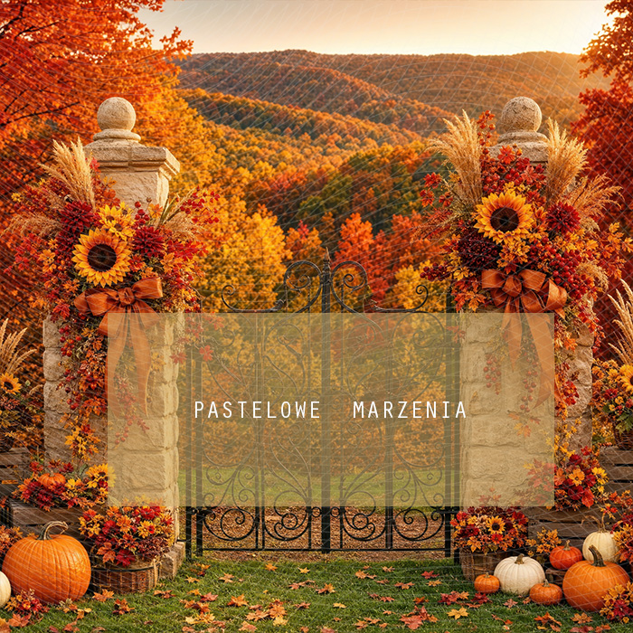 Fabric photographic background from the Autumn category, Frame 250x250 cm