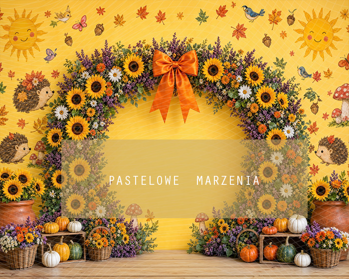 Fabric photographic background from the Autumn category, Frame 250x200 cm