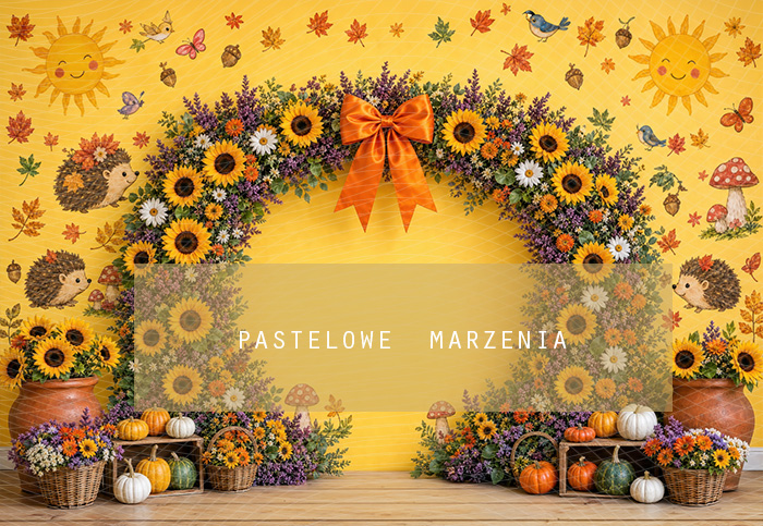 Fabric photographic background from the Autumn category, Frame 290x200 cm