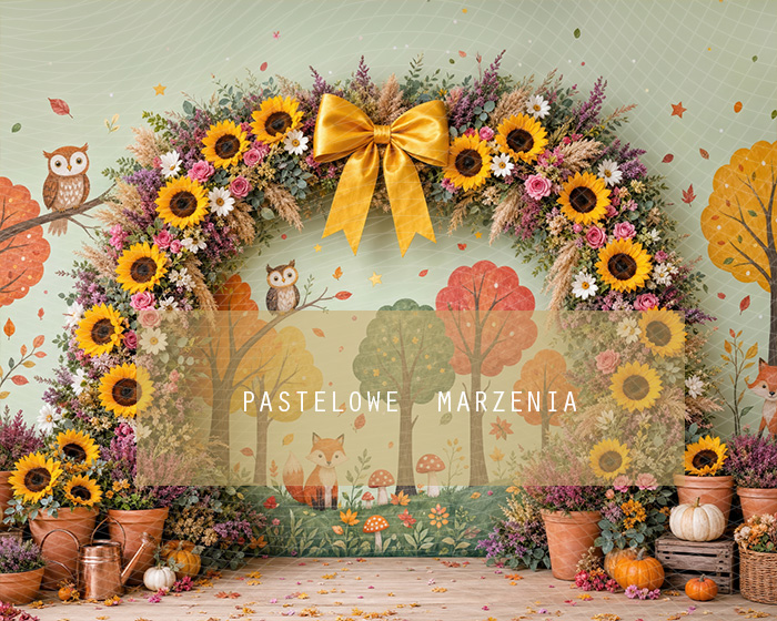 Fabric photographic background from the Autumn category, Crop 250x200 cm