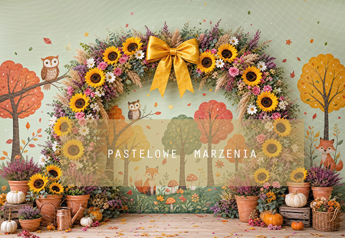 Fabric photographic background from the Autumn category, Crop 290x200 cm