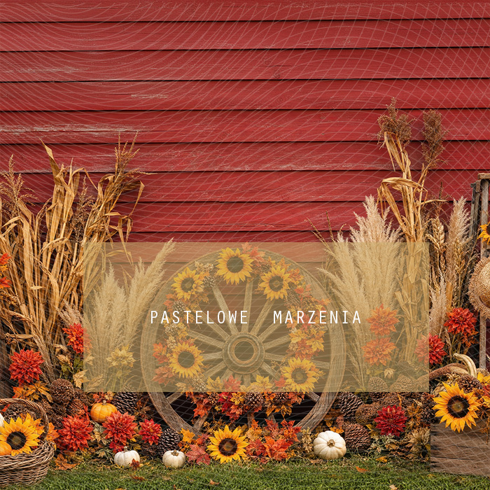 Fabric photographic background from the Autumn category, Frame 250x250 cm