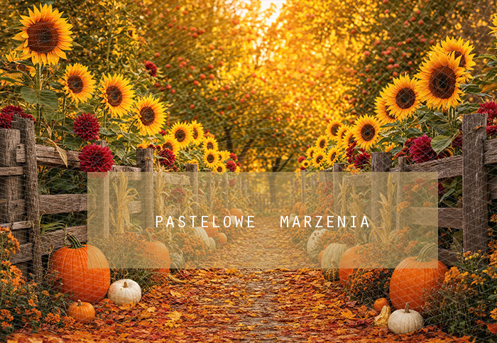 Fabric photographic background from the Autumn category, Frame 290x200 cm