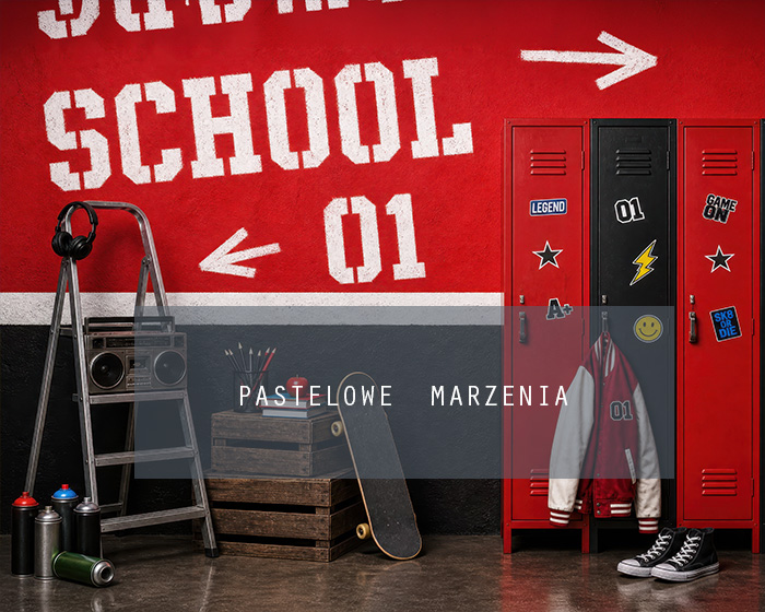 Fabric photographic background from the School category, Frame 250x200 cm