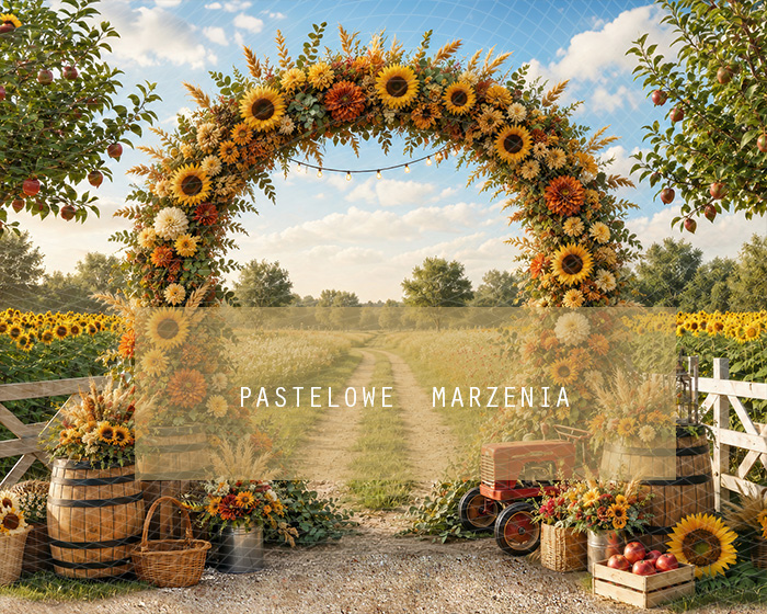 Fabric photographic background from the Autumn category, Frame 250x200 cm