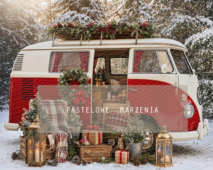 Fabric photographic background from the Christmas category, Frame 250x200 cm