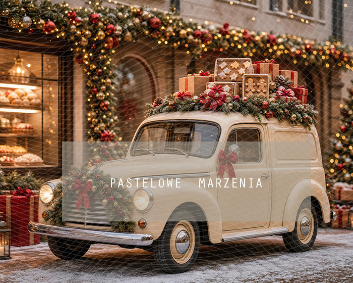 Fabric photographic background from the Christmas category, Frame 250x200 cm