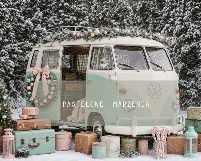 Fabric photographic background from the Christmas category, Frame 250x200 cm
