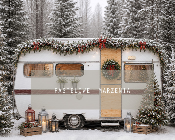 Fabric photographic background from the Christmas category, Frame 250x200 cm