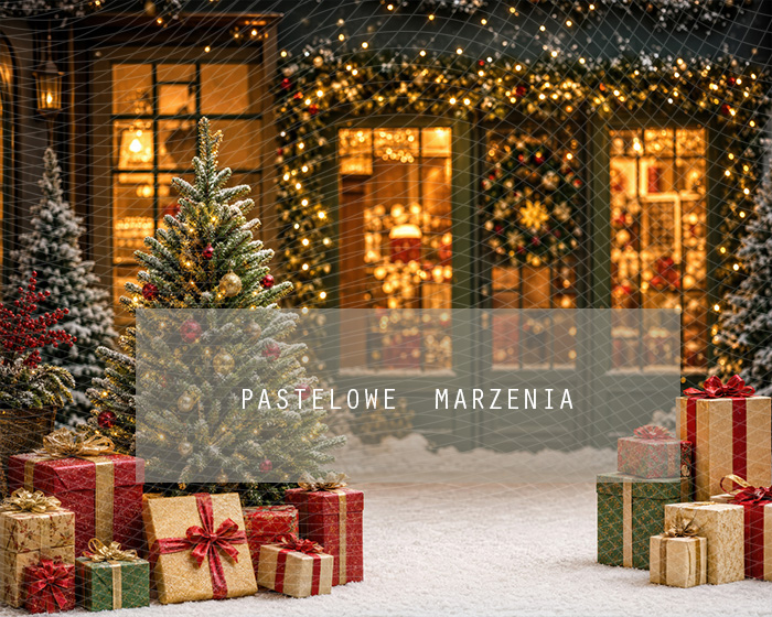 Fabric photographic background from the Christmas category, Frame 250x200 cm