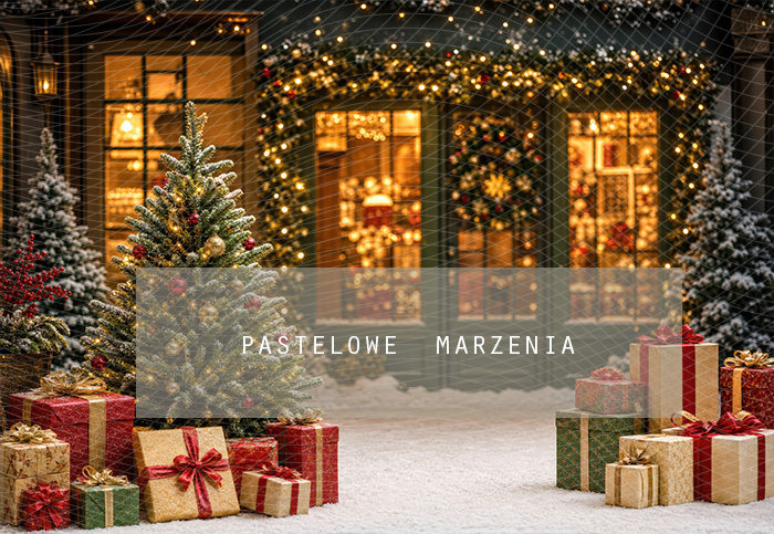 Fabric photographic background from the Christmas category, Frame 290x200 cm