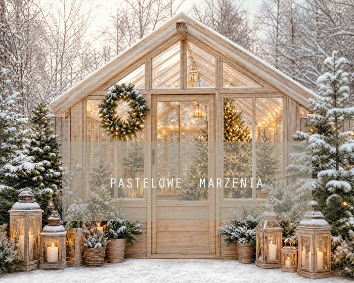 Fabric photographic background from the Christmas category, Frame 250x200 cm