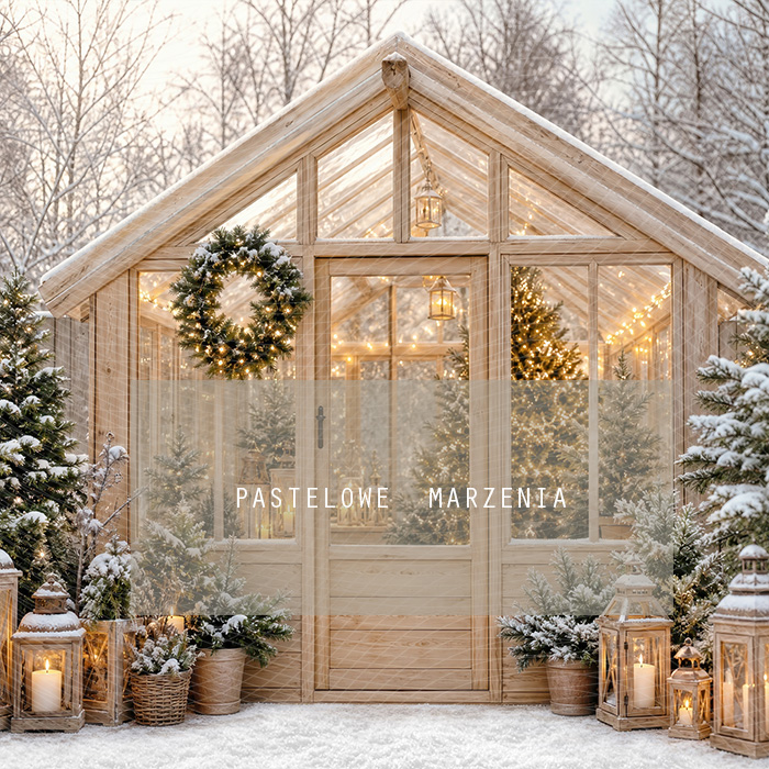 Fabric photographic background from the Christmas category, Frame 250x250 cm