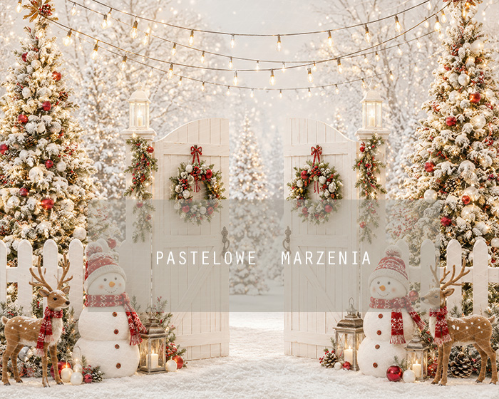 Fabric photographic background from the Christmas category, Frame 250x200 cm