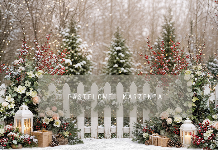 Fabric photographic background from the Christmas category, Frame 290x200 cm