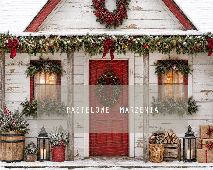 Fabric photographic background from the Christmas category, Frame 250x200 cm
