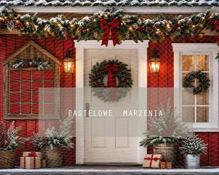 Fabric photographic background from the Christmas category, Frame 250x200 cm