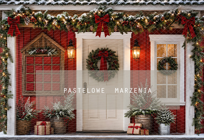 Fabric photographic background from the Christmas category, Frame 290x200 cm