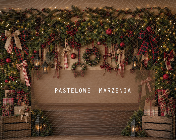 Tło fotograficzne materiałowe z kategorii Boże Narodzenie, Kadr 250x200 cm