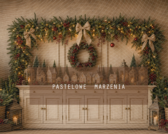 Fabric photographic background from the Christmas category, Frame 250x200 cm