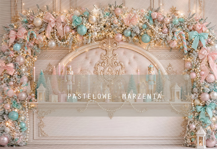 Fabric photographic background from the Christmas category, Frame 290x200 cm