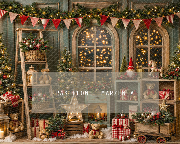 Tło fotograficzne materiałowe z kategorii Boże Narodzenie, Kadr 250x200 cm